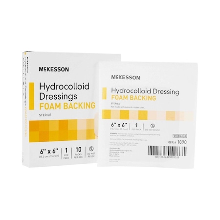Mckesson Hydrocolloid Dressing, 6 x 6 Inch, 100PK 1890